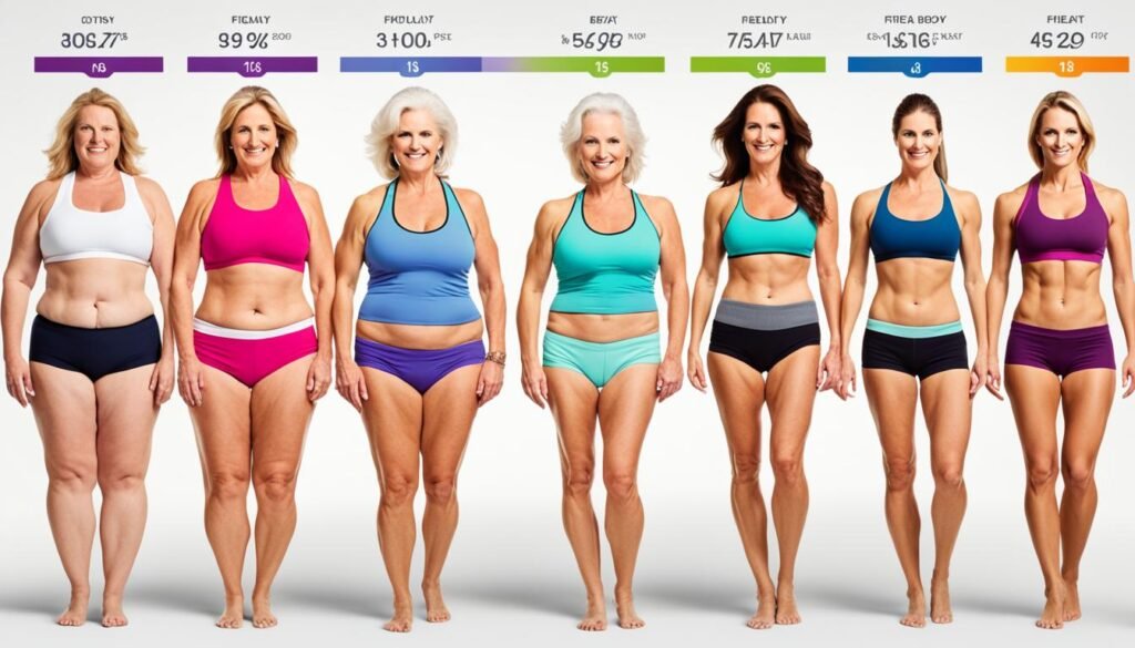 body fat percentage for women